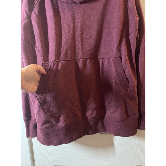 LL Bean Cozy Pullover Sweatshirt Womens XL Pockets Cowl Neck Top - Picture 3 of 14